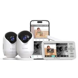 Dr.Care VistaView Lite Smart WiFi Baby Monitor with 2 Cameras- 4” 720P Split Screen & 1080P Camera App Control, Motion Alerts, HD Night Vision, 2-Way Talk, Triple Security, Video Recording