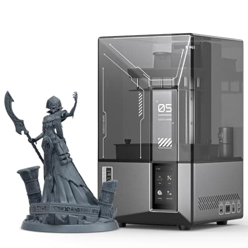 ELEGOO Mars 5 Ultra 3D Printer, MSLA UV Photocuring with 9K LCD, High Speed Printing Up to 150mm/h, Automatic Leveling, WiFi Cluster Printing, AI Camera, Printing Size of 6.04 x 3.06 x 6.49 inch