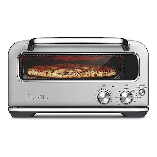 Breville BPZ820BSS Smart Oven Pizzaiolo Countertop Pizza Maker, Brushed Stainless Steel