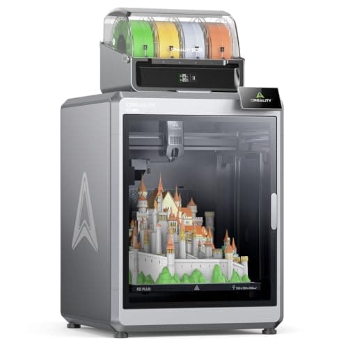 Creality K2 Plus Combo 3D Printer, Multicolor 3D Printer Machine with CFS, Dual Camera, 600mm/s Printing Speed, Next-Gen Direct Drive Extruder, 350mm*350mm*350mm Printing Volume
