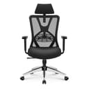 Ticova Ergonomic Office Chair - High Back Desk Chair with Adjustable Lumbar Support, Headrest & 3D Armrest - 130°Rocking Mesh Computer Chair