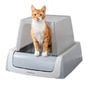 PetSafe Legacy ScoopFree Crystal Pro Self-Cleaning Automatic Cat Litter Box - Front-Entry Motion-Sensing Cat Box with Integrated Health Counter - Includes 1 Disposable Crystal Litter Tray