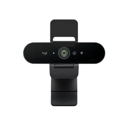 Logitech Brio 4K Webcam, Video Calling, Noise-Cancelling mic, HD Auto Light Correction, Wide Field of View, Windows Hello Works with Microsoft Teams, Zoom, Google Meet, PC/Mac/Laptop/MacBook/Tablet
