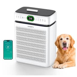 Air Purifiers for Home Large Room Up to 3500 Sq Ft with Washable Filters,Double-Sided HEPA with PM 2.5 Display Air Quality Sensor,Smart WiFi APP,Air Cleaner for Pets,Hair,Dust,Smoke,Dorm room,Office