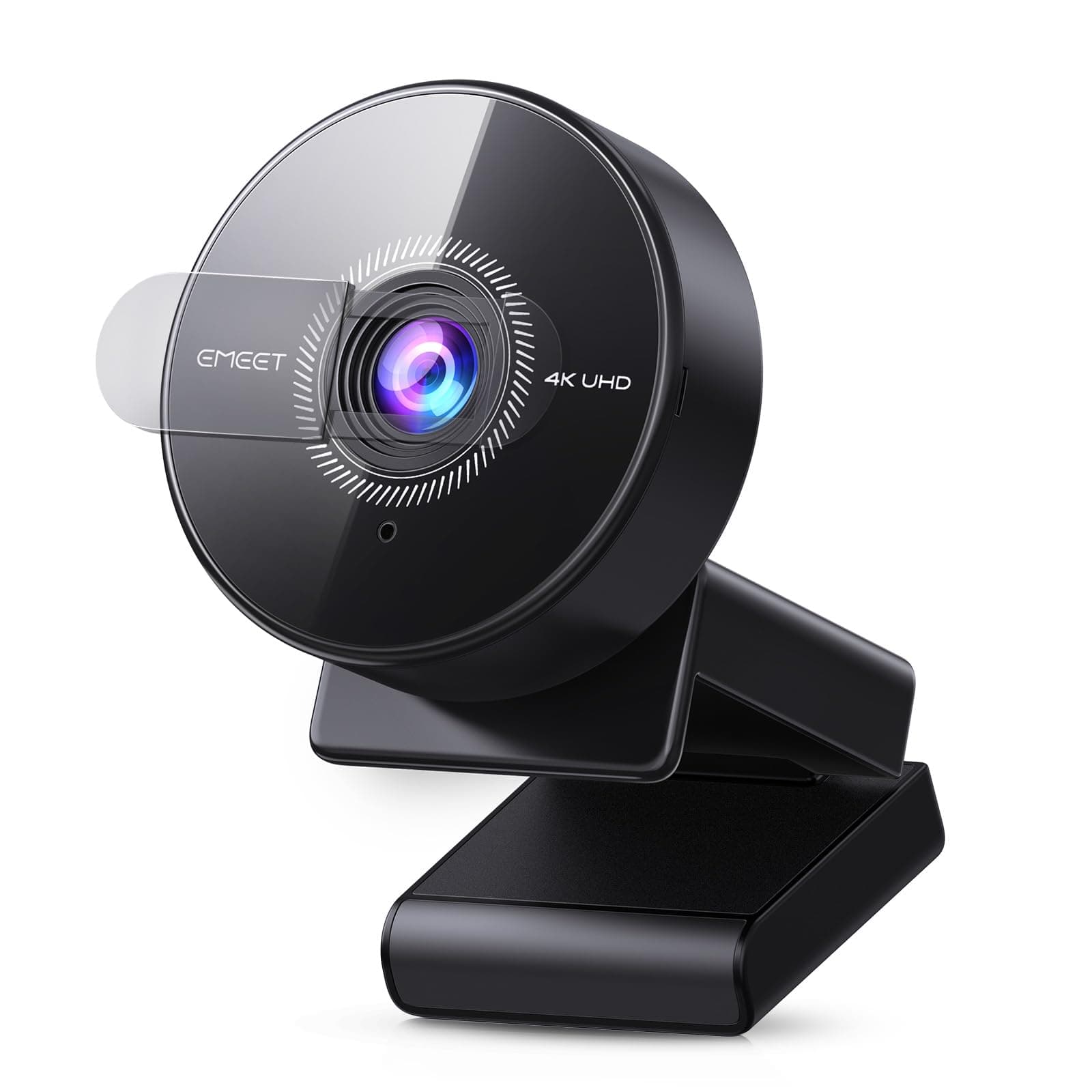 ‎EMEET EMEET C950 4K Webcam for PC - PDAF Autofocus, USB Webcam with Microphone & Physical Privacy Cover, 1080P@60FPS, USB 2.0 Plug&Play, No Tripod Hole, Web Cam w/ 70°View for Meeting/Online Classes/Zoom 4K Updated PDAF Autofocus