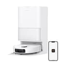 DREAME L40s Ultra CE Robot Vacuum and Mop Combo with Self-Emptying Dock, 13,000Pa Suction, Mop Self-Cleaning and Auto-Raising, Ultrasonic Carpet Sensing, Ideal for Pet Hair, Carpet and Hard Floors L40sUltraCE-White