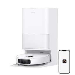 DREAME L40s Ultra CE Robot Vacuum and Mop Combo with Self-Emptying Dock, 13,000Pa Suction, Mop Self-Cleaning and Auto-Raising, Ultrasonic Carpet Sensing, Ideal for Pet Hair, Carpet and Hard Floors L40sUltraCE-White