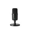 Amazon Basics USB Condenser Microphone for Streaming, Recording, and Podcasting on PC, Plug and Play, Cardioid Pickup, Adjustable Stand with 360° Rotation, 5.8 x 3.4 inches, Black