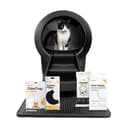 Litter-Robot 4 Supply & Accessory Bundle by Whisker, Black- Automatic Self-Cleaning Cat Litter Box, Includes Litter-Robot 4, Ramp, Mat, 3 OdorTrap Packs, 10 Liners, 30 Wipes, & 2 Carbon Filters