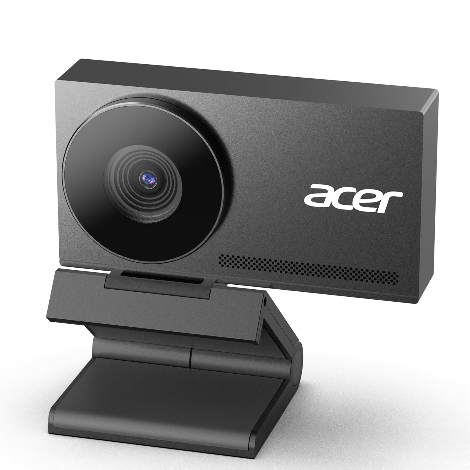 acer 4K Webcam for PC/Mac with All-Metal Unibody Sculpted, Sony 1/2" Sensor, PDAF, 2 Noise Reduction Mics, Privacy Cover, Lightweight, Fast Cooling, Streaming Camera for Live Meeting Commerce Gaming
