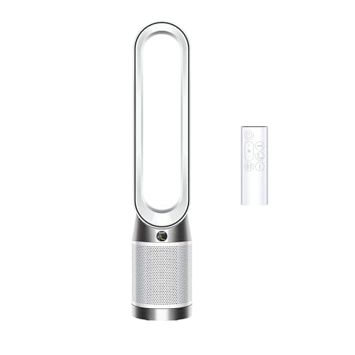 Dyson Purifier Cool PC1, HEPA Air Purifier Tower Fan, App and remote controlled, 350° oscillation, 10 levels, bladeless (White)