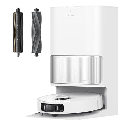 DREAME L40s Ultra AE Robot Vacuum and Mop Combo, 19,000Pa Suction, Self Emptying Dust Box, Flexible Mop & 167℉ Self Cleaning Washboard, Diverse Brush Selection, All-in-One Station, Auto Refill