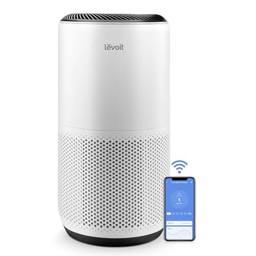 LEVOIT LEVOIT Air Purifiers for Home Large Room Up to 1733 Ft² With HEPA Sleep Mode, AHAM VERIFIDE, Auto Mode, Air Quality Monitor, Smart WiFi, 3-in-1 Filter For Pet Allergy, Smoke, Dust, Core 400S-P, White