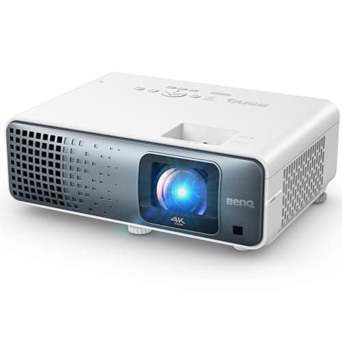 BenQ BenQ TK710STi 4K HDR Laser 3200 Lumens Movie and Gaming Short Throw Projector with 4ms Response Time | 240Hz Refresh Rate | HDR10 & HLG | Android TV with Netflix Chromecast & AirPlay | 3D Keystone