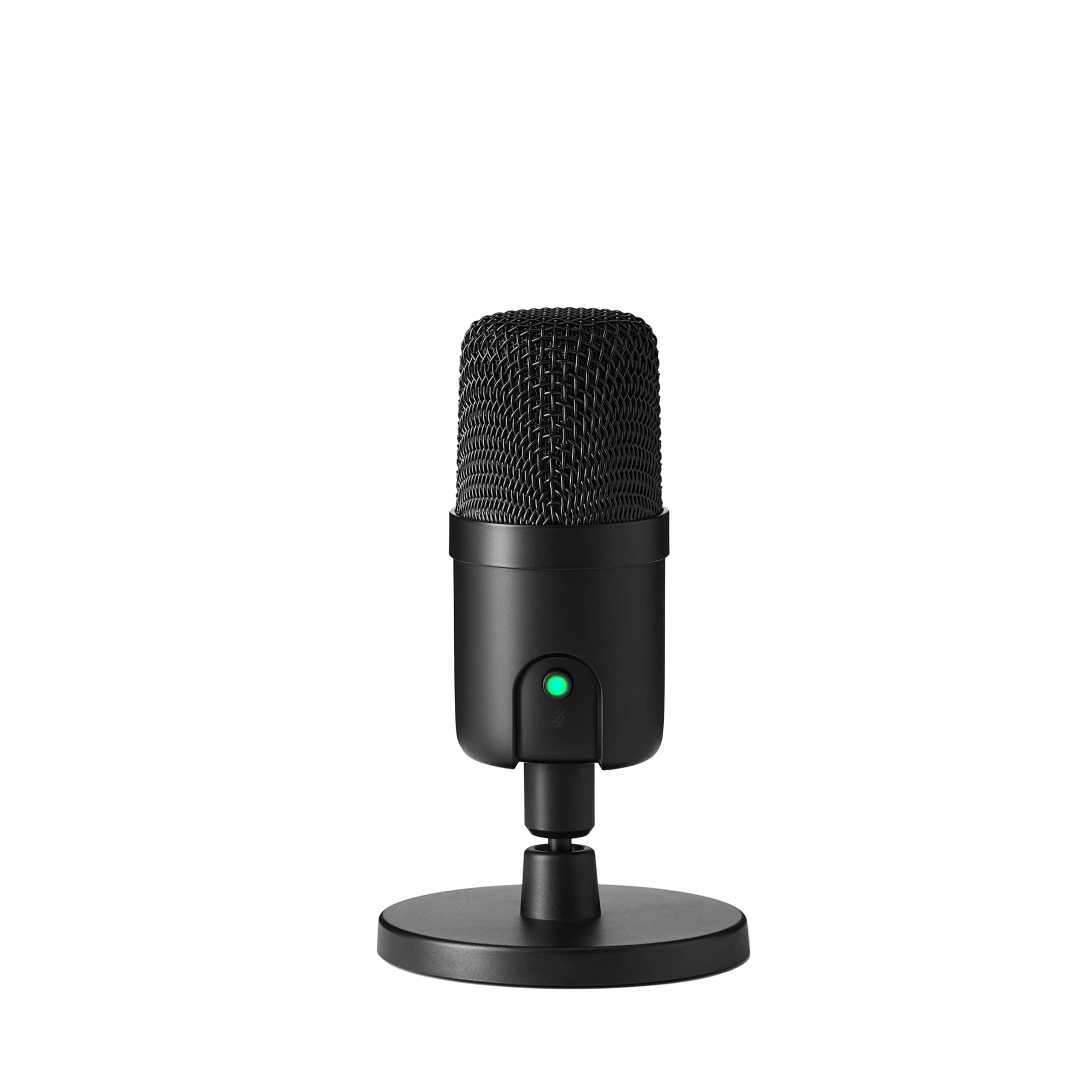 Amazon Basics Amazon Basics USB Condenser Microphone for Streaming, Recording, and Podcasting on PC, Plug and Play, Cardioid Pickup, Adjustable Stand with 360° Rotation, 5.8 x 3.4 inches, Black