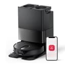 roborock Qrevo Slim Robot Vacuum and Mop Combo, 8.2cm Ultra-Slim, 3D Sensing Tech, Advanced Obstacle Recognition, 11,000Pa Suction, FlexiArm Side Brush & Mop, Auto Mop Washing & Drying, Self-Emptying